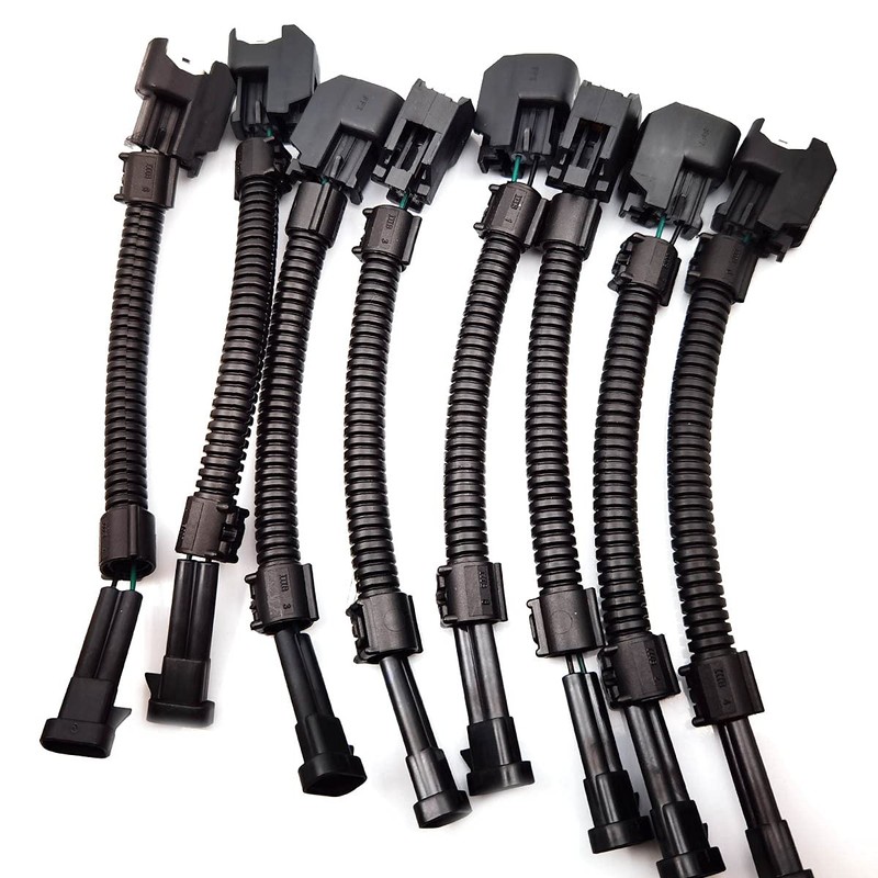 DEVMO 8pcs LQ4 LQ9 4.8 5.3 6.0 Delphi wire Harness