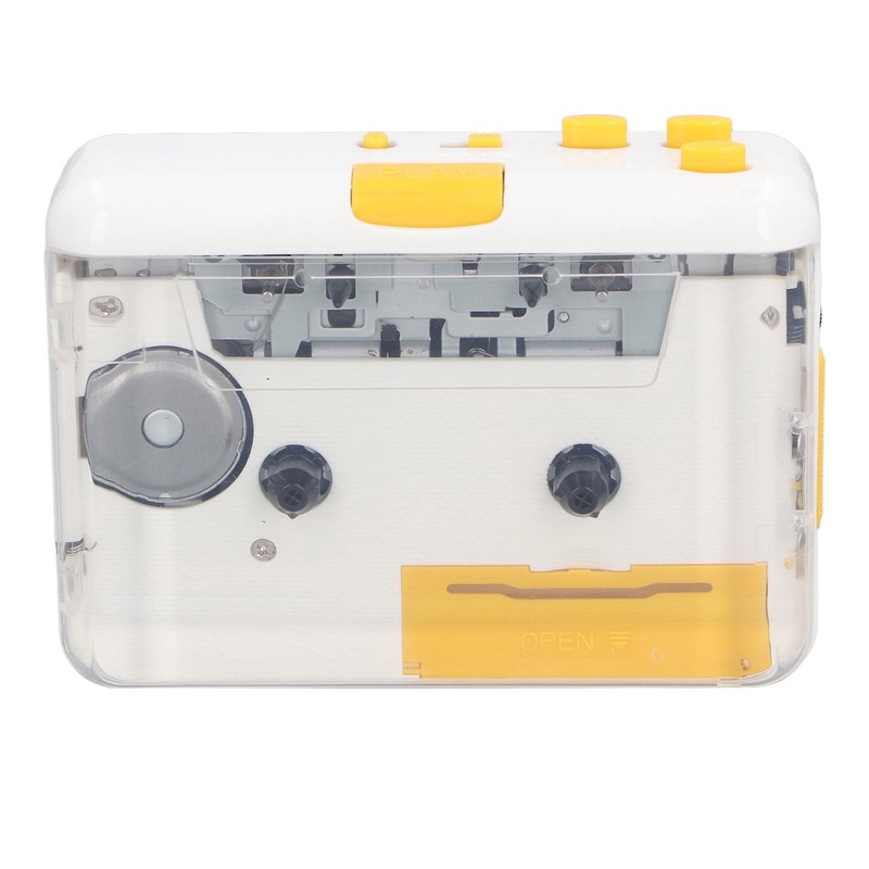 Cassette to MP3 Converter Battery USB Powered Portable Cassette Player