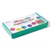 ZazzyKid Magnetic Fraction Tiles & Circles, 156pcs, 12 Color Coded,