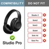 Top & Bottom Headband Rubber Replacement Cover for Beats Studio
