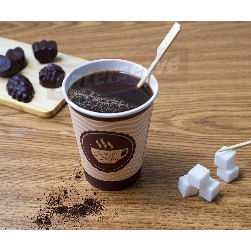 1000 Disposable Paper Cups | Hot Coffee Tea Drinking Cups