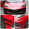 BILLFARO Front Bumper Side Canards,ABS Plastic Front Splitter Fin Body