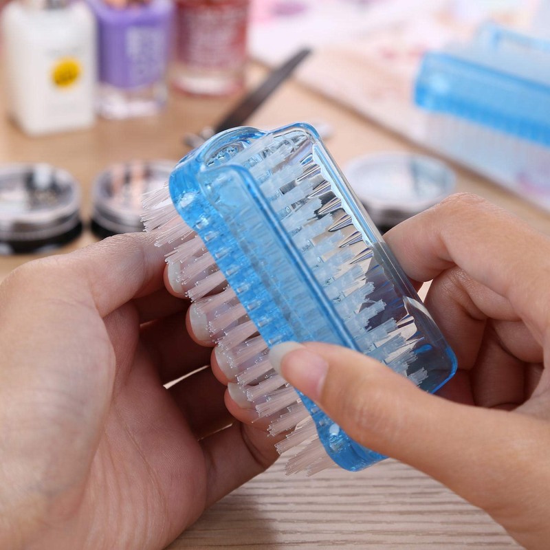 BTYMS 6 Pcs Nail Brush for Cleaning Dual-sided Fingernail Scrub