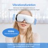 HubiCare Augenmassagegerät Pro mit Wärme & Kühlung, 3D Airbag Vibration,