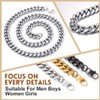 Bandmax Dense Curb Chain Necklace Stainless Steel 1:1 Cuban Link