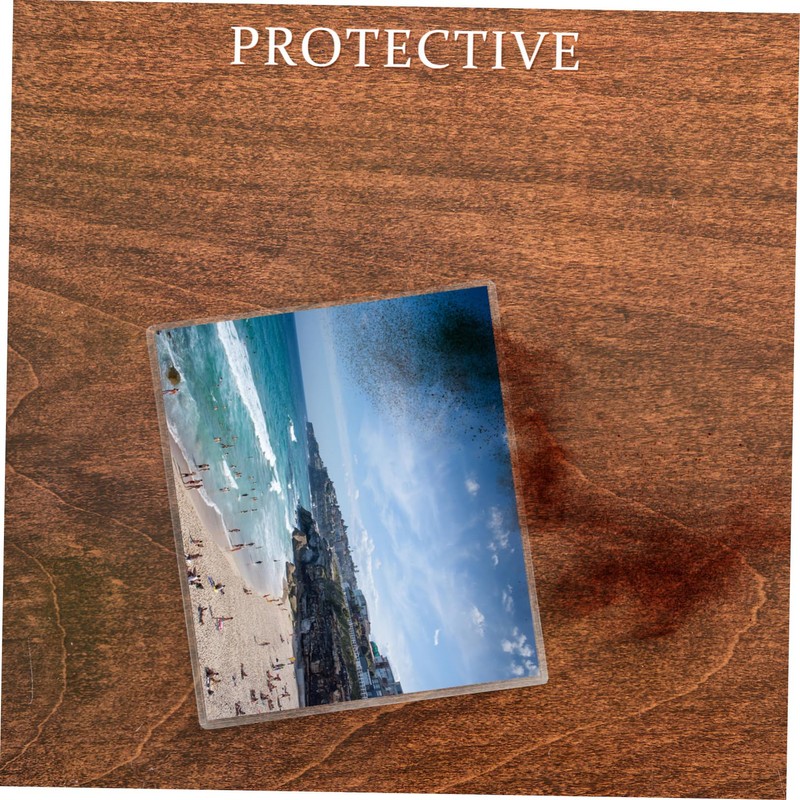 Operitacx 10 Pack Hard Plastic Photo Protectors Waterproof Document Page