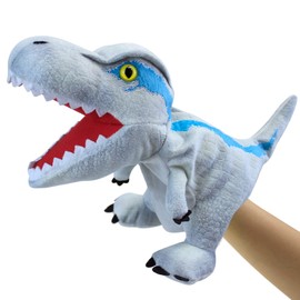 JUSTQUNSEEN Dinosaurier Handpuppen Dinosaurier Spielzeug, Dinosaurier Puppen für Kinder, Dinosaurier Kuscheltiere, Fingerpuppen, Geschenke, Dinosaurier Spielzeug ab 3 4 5 6