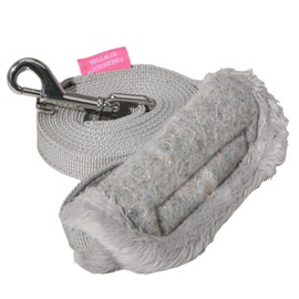 Pinkaholic New York Lidia Dog Leash Flower Pattern for Small Dog, Light Grey, Medium