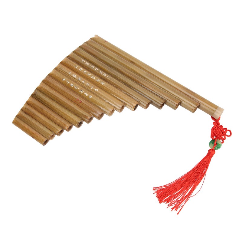 Pan Flute 15 Pipes G Key Chinese Traditional Musical Instrument