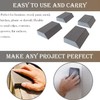 4 Pack 180 Grit Single Angle Sponge Sanding Block, Washable