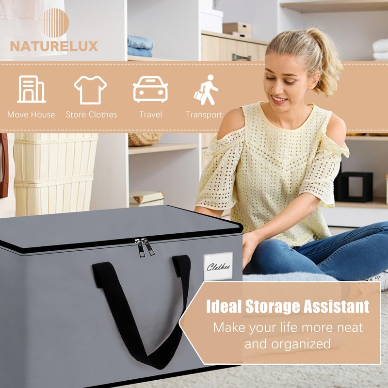 NATURELUX Heavy Duty Moving Bags - Extra Large Packing Bags
