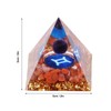 Constellation Pyramid Stone for Positive Energy Reduce Stress Chakra Resin