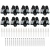 Rixotix 10-Pack Heavy Duty Mop & Broom Holder - Wall-Mounted