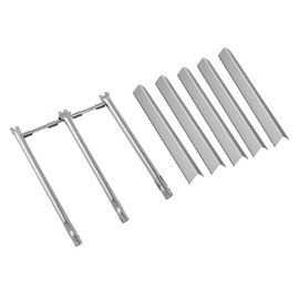 Grilling Corner Repair Kit 7636 69787 for Weber Spirit 300 Series，Spirit E310 S310 E320 S320 E330 S330 SP-330 Replacement Parts (Stainless Steel Burner and Stainless Flavorizer Bars)