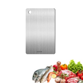 Titan Chopping Board, 2024 Titanium Cutting Board, Multifunctional, Double-Sided Food Grade Titanium Chopping Board, for Ensure the Original Taste of Ingredients