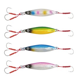 Orurdo Fishing Equipment qb100202z02n0 Metal Jig "Picardo A" (40g / 4 Color Set) (Electrostatic When Drying)