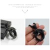 WULZST Ouroboros Eternal Circle Pendant Necklace for Men Retro Stainless