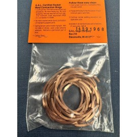 G.A.L Gage Company (20) Socket Weld Contraction Rings 1-1/2” G.A.L Gage Co. Gap-A-Let Carbon Steel