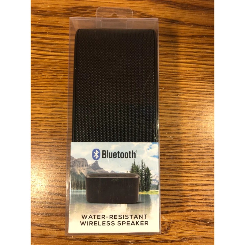 Bluetooth Wireless Bluetooth Mini Speaker Black Rugged Water Resistant Rechargeable