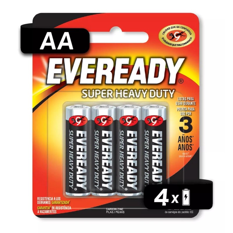 Eveready Pila Eveready Carbon Zinc Aa Blister 80 Unidades