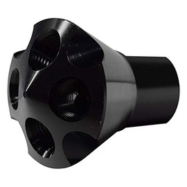 Fragola Performance Systems 900620-BL Nitrous Showerhead 3/8 Fpt X 1/4 Fpt Outlets (4) Black