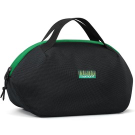 Haimont Freezable Snack Lunch Bag Reusable Freezer Mini Lunch Cooler, Small Insulated Bag Foldable for Work Travel Picnic, Black