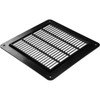 ECOPRO VENT 10" x 10'' Inch Black Square Ventilation Grille