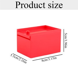 Lotsdonxia 1PCS Simulation Spider Plastic Trick Box A Funky Design, Flexible, Scary and Creative Box Suitable for Birthday Party Pranks（Random colour）