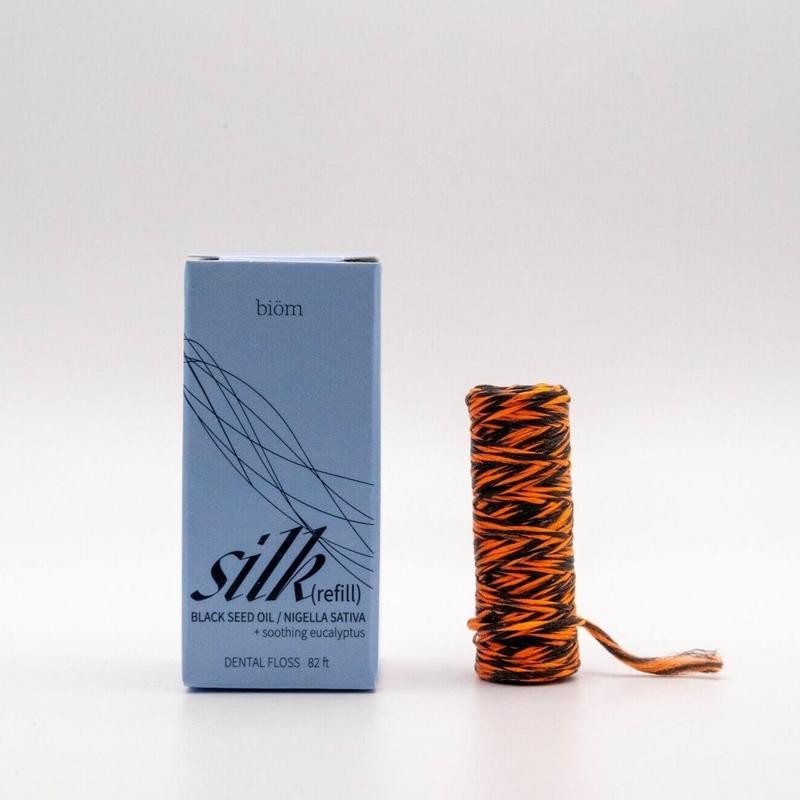 Silk Expanding Dental Floss:_Glass Jar