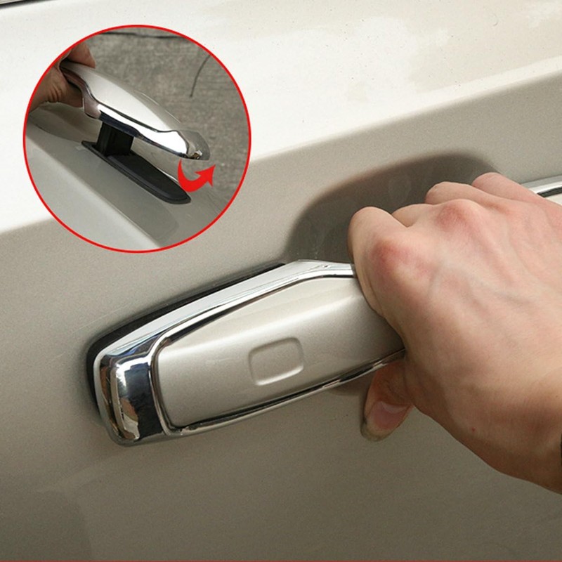 Bayyee 4Pcs Chrome Door Handle Cover for Volvo XC90 2016