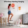 BONTEC 2-Step Ladder, Folding Step Stool, 600lbs Max Load Capacity,