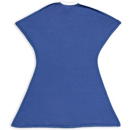 SleepingBaby Poly Zipadee-Zip Swaddle Transition Baby Swaddle Blanket with Zipper, Cozy Baby Sleep Sack Wrap (Extra Small 3-6 Months | 8-13 lbs, 18-26 inches | Classic Navy)