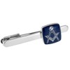 Blue Square Masonic Tie Clip Tie Bar Tie Pin n02346