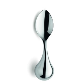 Amefa Spoon with Knob Ergonomically Functional Dessert Spoon – 18/10 Stainless Steel Integrale 1102ITG