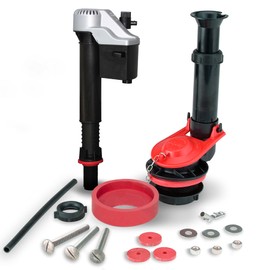 Korky Standard 2-inch Complete Toilet Repair Kit, Fixes: Running, Noisy, No/Slow Refill, and No/Weak Flush Toilets, Easy to Install, 4010MP