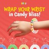 Funtasty Candy Bracelets - Fruit Flavors, Individually Wrapped, Stretchable- 21