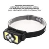 COB Head Lamp USB Rechargeable Led Head Lamp IPX4 Waterproof