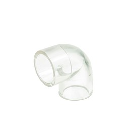 16mm/0.62Inch Cear Acrylic 90 Degree Elbow Pipe Fitting – 2 Way Right Angle Acrylic Pipe Adapter Fittings for Aquarium, Fish Tank, Water Pipe, DIY Furniture, Plumbing