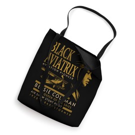 Bessie Coleman | First Black Woman Pilot | Aviation Pioneer Tote Bag