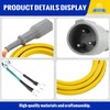 Roykaw 48 Volt Golf Cart Plug Cord Power Adapter Compatible