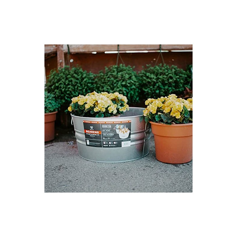 Behrens High Grade Steel 2GS 15 Gal Silver Galvanized Steel