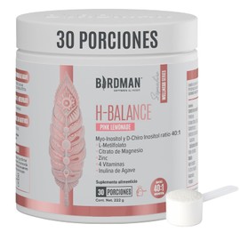 BIRDMAN H-Balance  Myo  D-Chiro Inositol, Citrato de Magnesio, Vitaminas y Zinc  Alta Concentracin en Proporcin 401  Frmula Premium Sin Aditivos...   