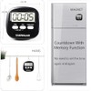 Tanmalan Kitchen Timer Easy to USE (1, Black)