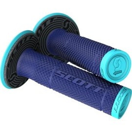 Scott USA 219624-6012 SX II MX Grips - Blue/Dark Blue