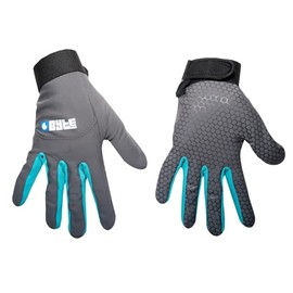 BYTE SKIN HOCKEY GLOVES GREY TEAL (MEDIUM)