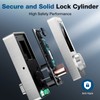 Fingerprint Keyless Entry Door Lock 6-in-1, Electronic Deadbolt with Auto-Lock,