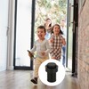LDHHYH 6 PCS Black Door Stoppers, 2.3inch Stainless Steel Wall