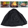Fire Pit Cover Round Patio Outdoor Fireplace Cover Waterproof Dustproof