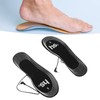 1Pair Heated Insoles Electric Insoles 4.5V Battery Powered Soft Carbon