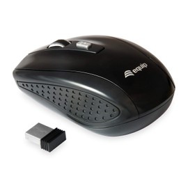 Equip Optische Reisemaus, Kabellos, schwarz